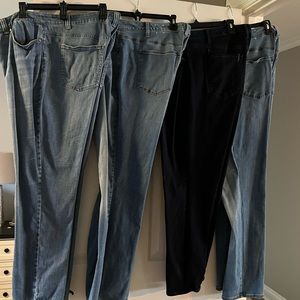 Lot of 4 Pair of Talbots Jeans, 16W